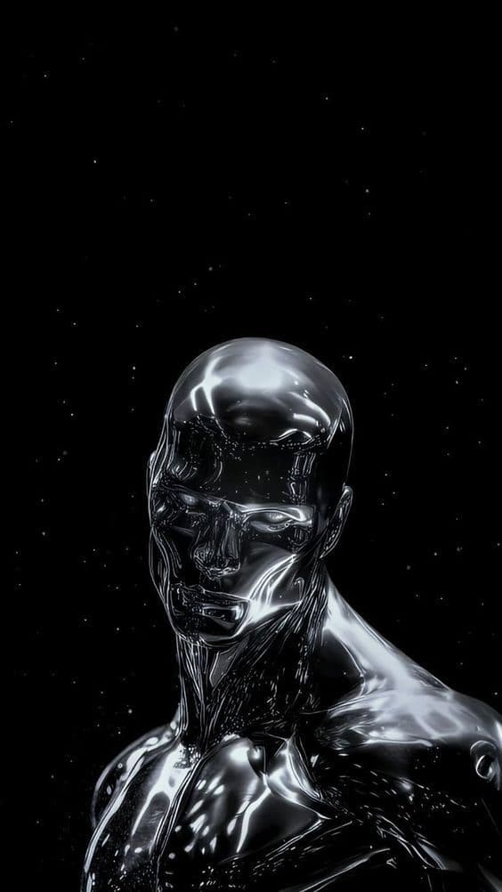 Metallic surface representing technical precision